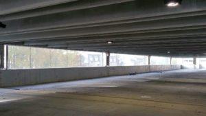 Crocker Park parking garage interior